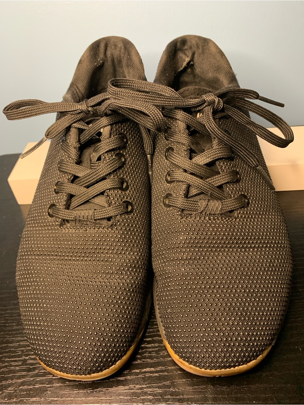 NOBULL Women's Knit Trainers in Black with Gum Sole